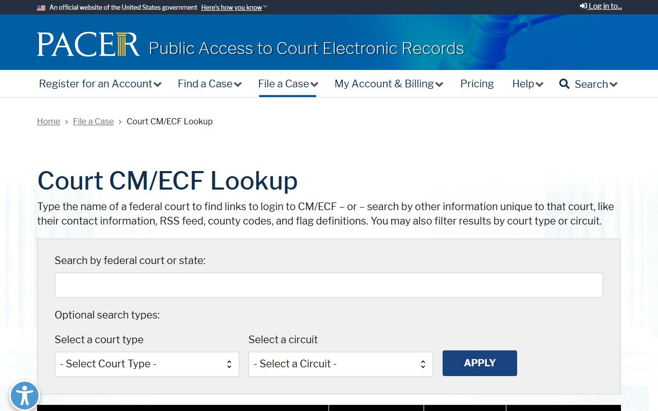 Canyon County District Court federal CM ECF lookup